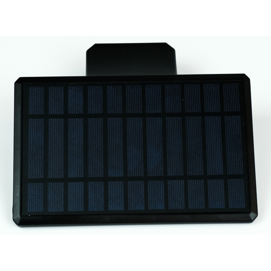 LED Kinkiet solarny z czujnikiem LED/2,6W/5,5V IP65 1800 mAh czarny