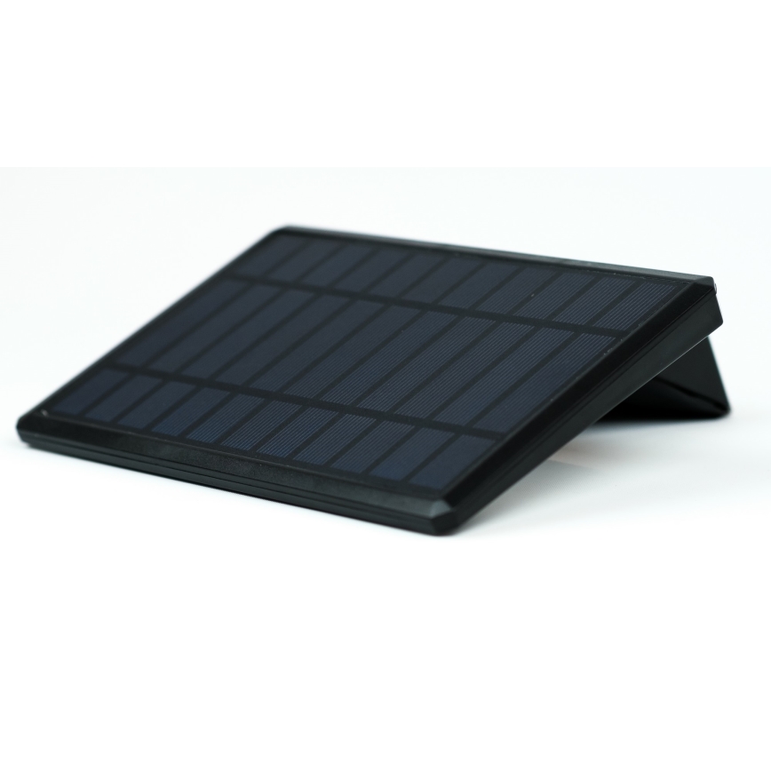 LED Kinkiet solarny z czujnikiem LED/2,6W/5,5V IP65 1800 mAh czarny