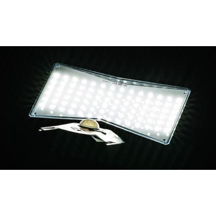 LED Kinkiet solarny z czujnikiem LED/2,6W/5,5V IP65 1800 mAh czarny