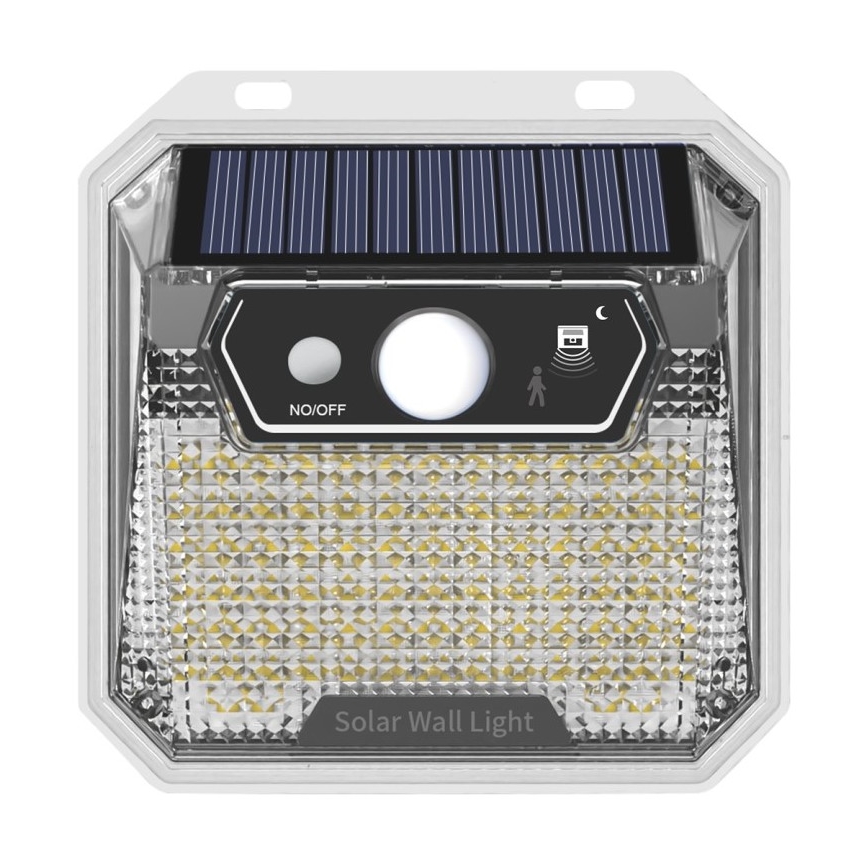 LED Kinkiet solarny z czujnikiem LED/3W/5,5V IP65 1200 mAh
