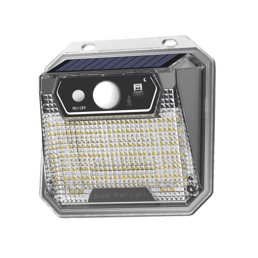 LED Kinkiet solarny z czujnikiem LED/3W/5,5V IP65 1200 mAh