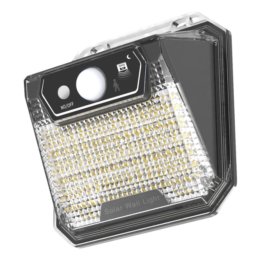 LED Kinkiet solarny z czujnikiem LED/3W/5,5V IP65 1200 mAh