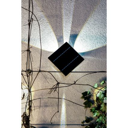 LED Solarna lampa ścienna z czujnikiem LED/2W/5V IP54 1300 mAh