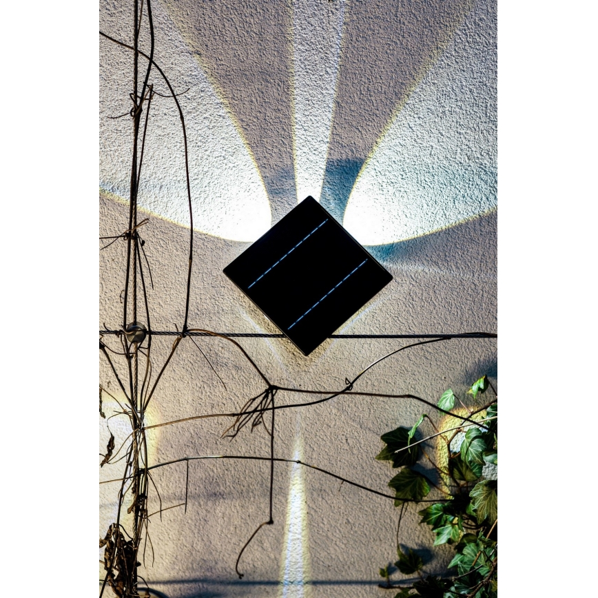 LED Solarna lampa ścienna z czujnikiem LED/2W/5V IP54 1300 mAh
