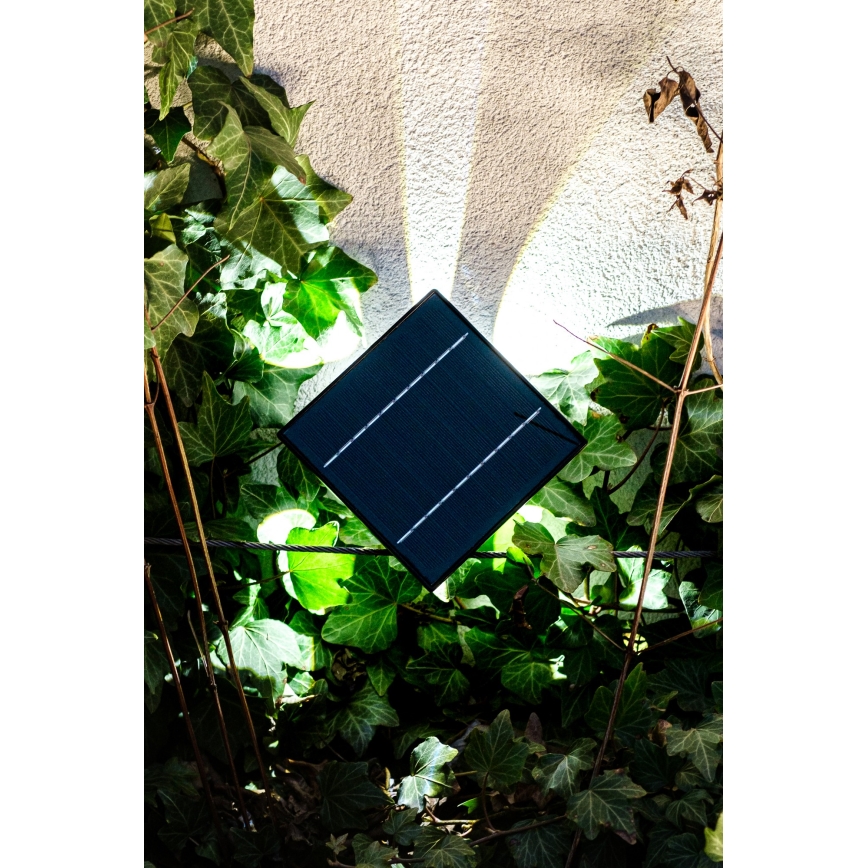 LED Solarna lampa ścienna z czujnikiem LED/2W/5V IP54 1300 mAh