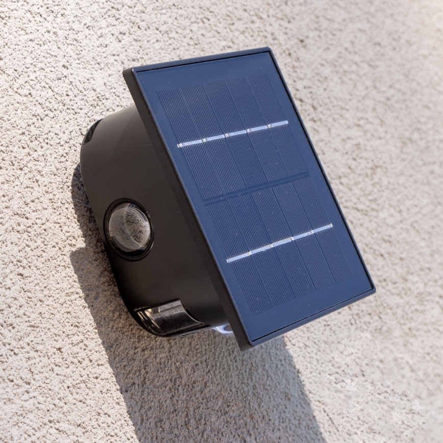 LED Solarna lampa ścienna z czujnikiem LED/2W/5V IP54 1300 mAh
