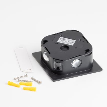 LED Solarna lampa ścienna z czujnikiem LED/2W/5V IP54 1300 mAh