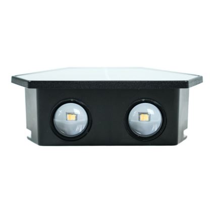 LED Solarna lampa ścienna z czujnikiem LED/2W/5V IP54 1300 mAh