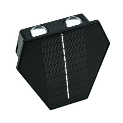 LED Solarna lampa ścienna z czujnikiem LED/2W/5V IP54 1300 mAh