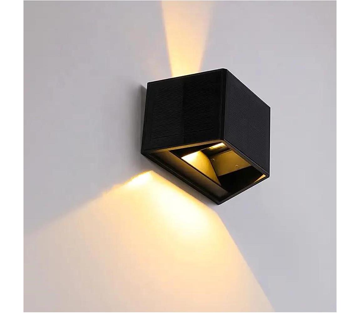 08489L - LED Kinkiet solarny z czujnikiem LED/2W/5V IP54