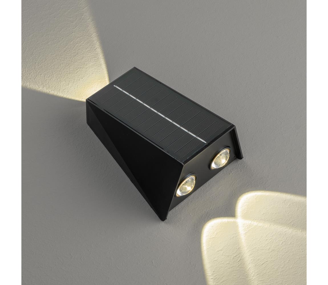 08490L - LED Kinkiet solarny z czujnikiem LED/2W/5V IP54