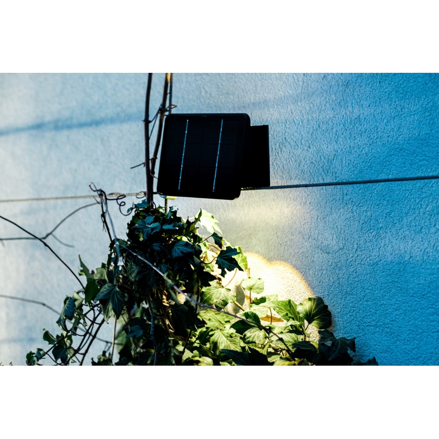 LED Kinkiet solarny z czujnikiem LED/2W/5V IP54 1300 mAh
