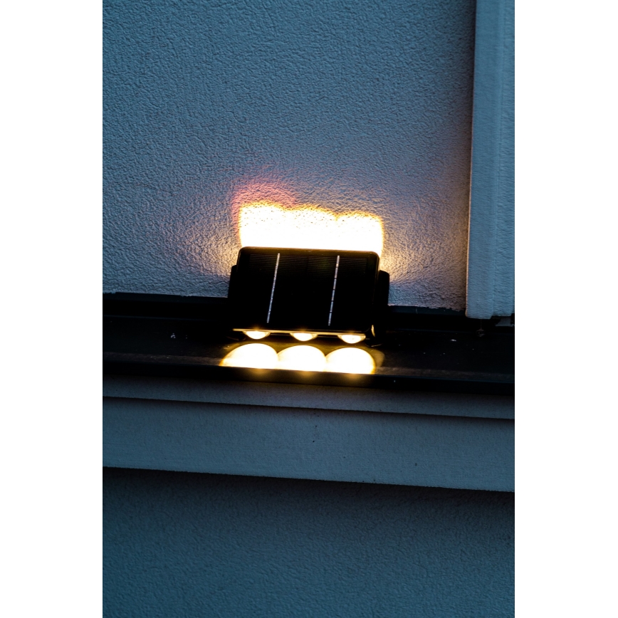 LED Kinkiet solarny z czujnikiem LED/2W/5V IP54 1300 mAh