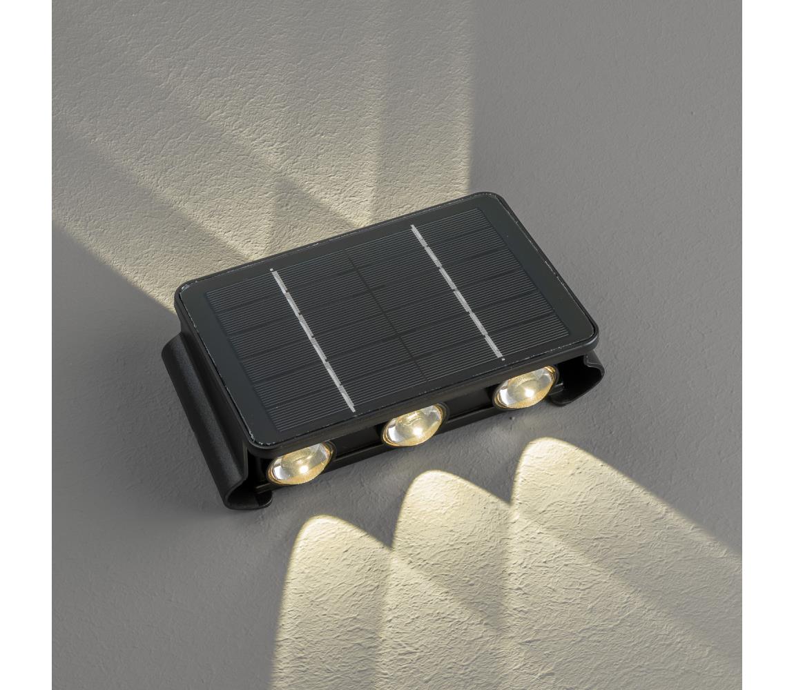08491L - LED Kinkiet solarny z czujnkiem LED/2W/5V IP54