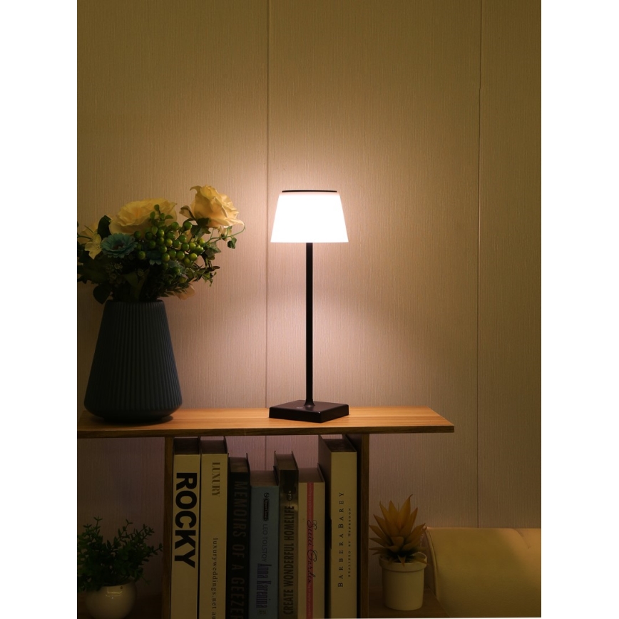 LED regulowana zewnętrzna lampa solarna z czujnikiem LED/4W/5V IP44 3600 mAh