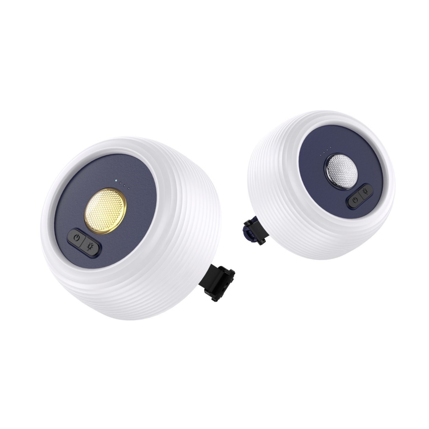 Przenośna lampa solarną LED RGB z łańcuchem LED, LED/10W/5V, 3600 mAh, IP65, 3600 mAh