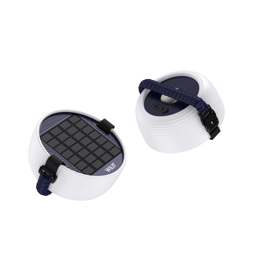Przenośna lampa solarną LED RGB z łańcuchem LED, LED/10W/5V, 3600 mAh, IP65, 3600 mAh