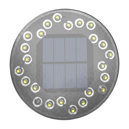ZESTAW 4x LED zewnętrzne oświetlenie solarne z czujnikiem LED/0,048W/2V IP68 600 mAh
