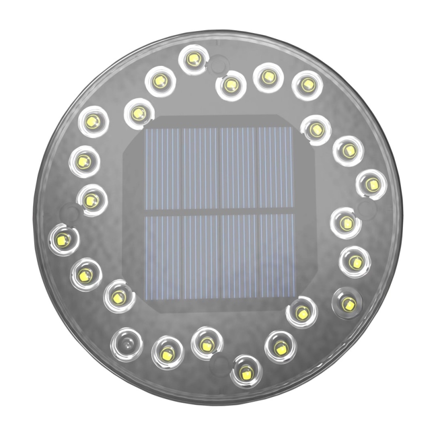 ZESTAW 4x LED zewnętrzne oświetlenie solarne z czujnikiem LED/0,048W/2V IP68 600 mAh