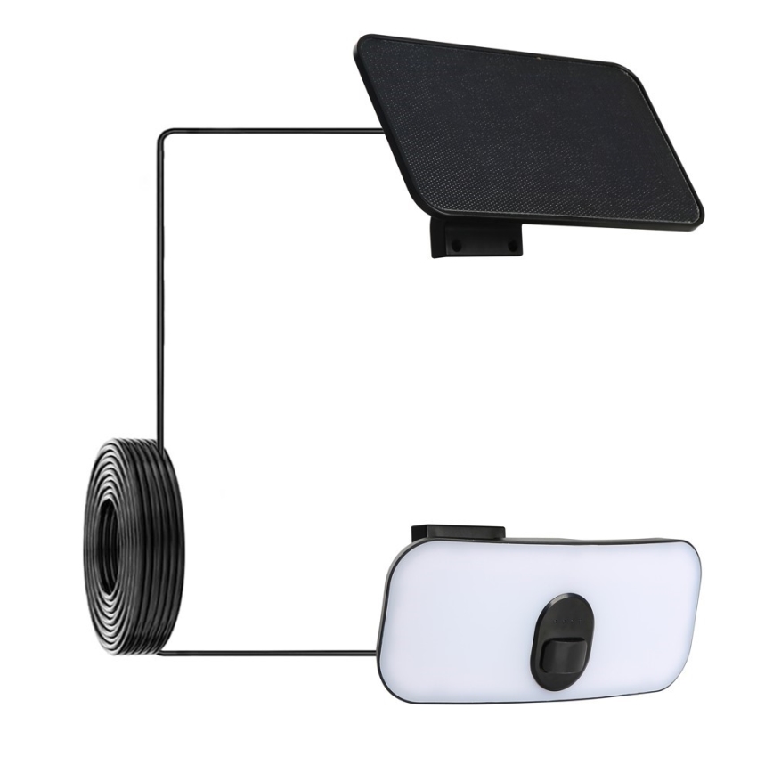 LED Kinkiet solarny z czujnikiem LED/13W/3,7V 4000K IP65 400 mAh