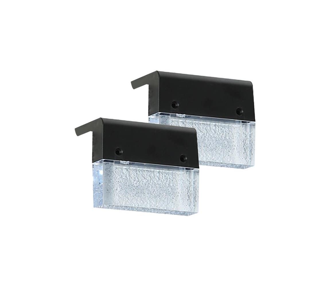08501L - ZESTAW 2x LED RGB Kinkiet solarny LED/1W/1,2V 3500K IP65