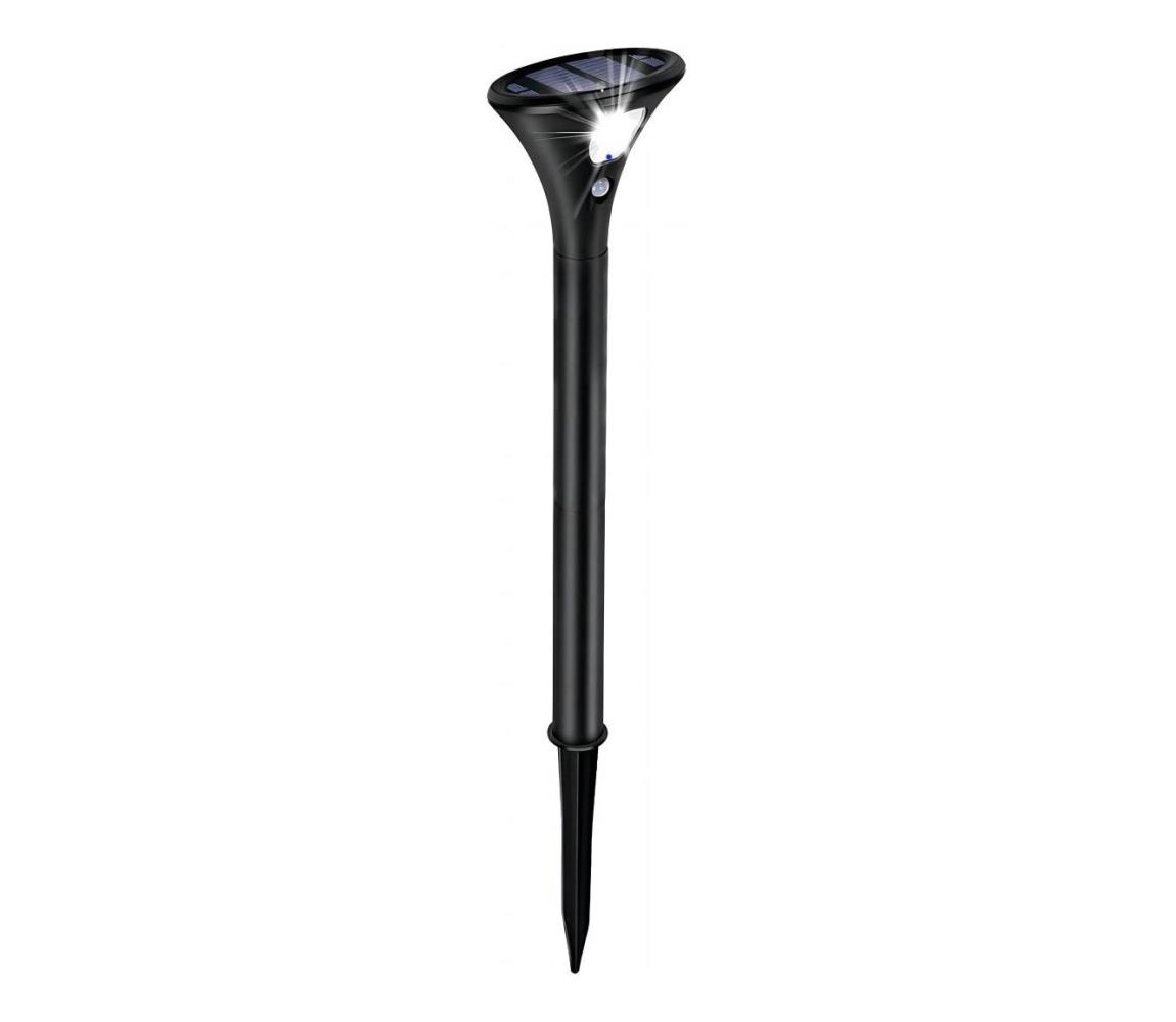 08502L - LED Lampa solarna z czujnikiem LED/1W/3,7V 6000K IP65