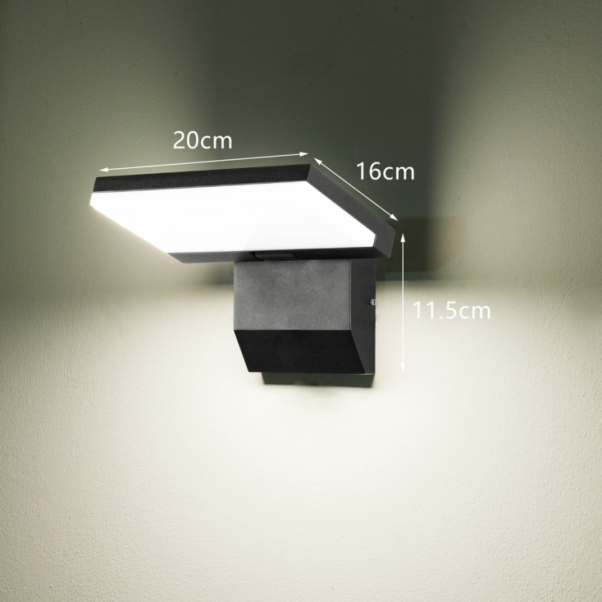 Zewnętrzny kinkiet LED MODERN/18W/230V IP65