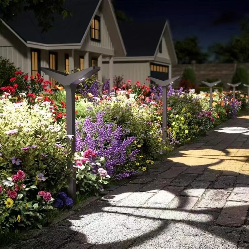 Lampa solarna LED z czujnikiem SUN BUTTERFLY LED/1,5W/3,7V 3000/6000K IP65 1500 mAh