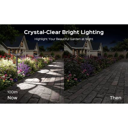 Lampa solarna LED z czujnikiem SUN BUTTERFLY LED/1,5W/3,7V 3000/6000K IP65 1500 mAh