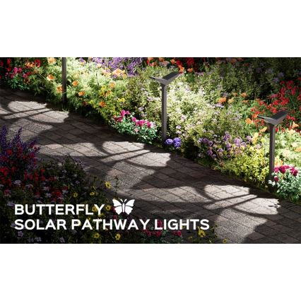 Lampa solarna LED z czujnikiem SUN BUTTERFLY LED/1,5W/3,7V 3000/6000K IP65 1500 mAh