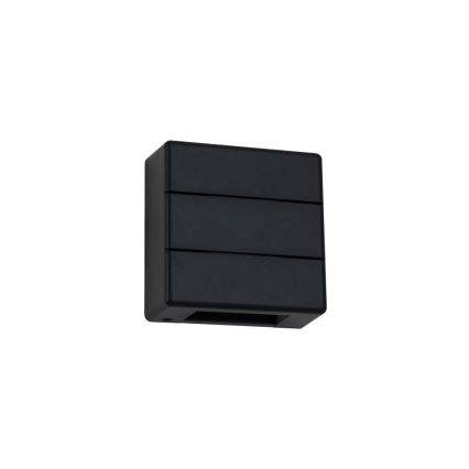 Kinkiet zewnętrzny LED LUXLINE 6W/230V 3000K IP54 czarny