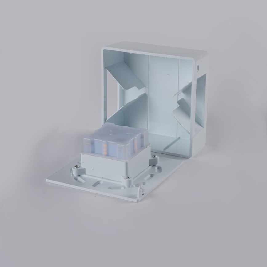 LED zewnętrzny kinkiet LUXLINE 6W/230V 3000K IP54 biały