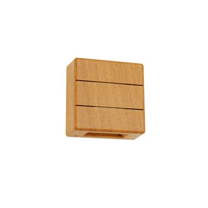 Zewnętrzny kinkiet LUXLINE LED/6W/230V 3000K IP54 dąb