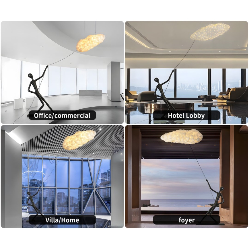 Lampa stojąca SILUETTE 6xE27/40W/230V 180 cm Dream Reach