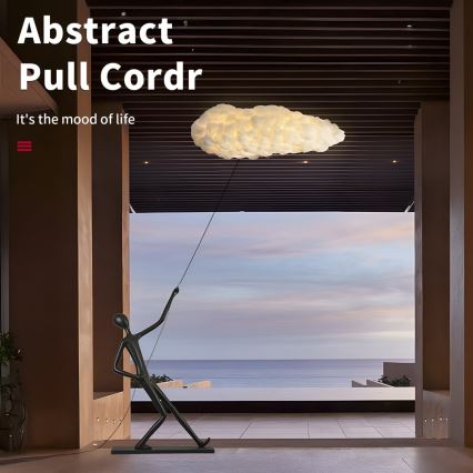 Lampa stojąca SILUETTE 6xE27/40W/230V 180 cm Dream Reach
