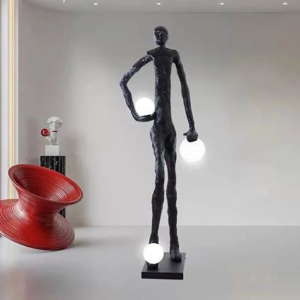 Lampa podłogowa SILUETTE 3xE27/60W/230V 185 cm Aura