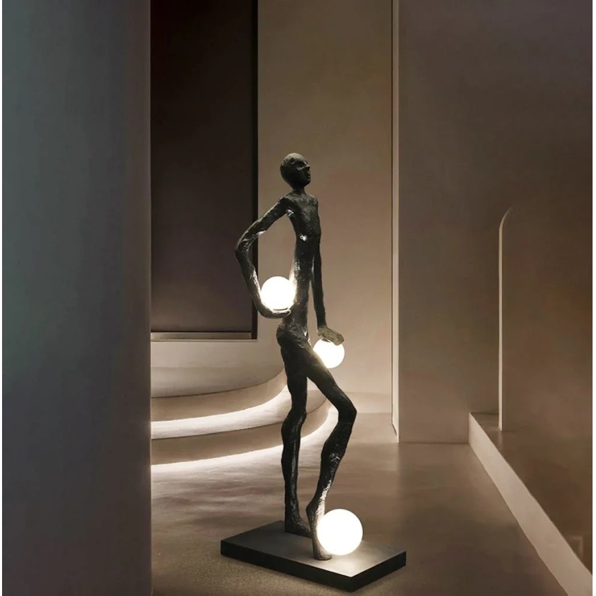 Lampa podłogowa SILUETTE 3xE27/60W/230V 185 cm Aura
