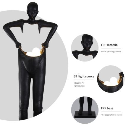 Lampa stojąca SILUETTE 4xG9/10W/230V 185 cm Human Houdini