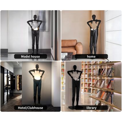 Lampa stojąca SILUETTE 4xG9/10W/230V 185 cm Human Houdini