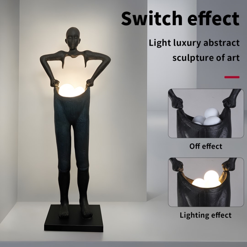 Lampa stojąca SILUETTE 4xG9/10W/230V 185 cm Human Houdini