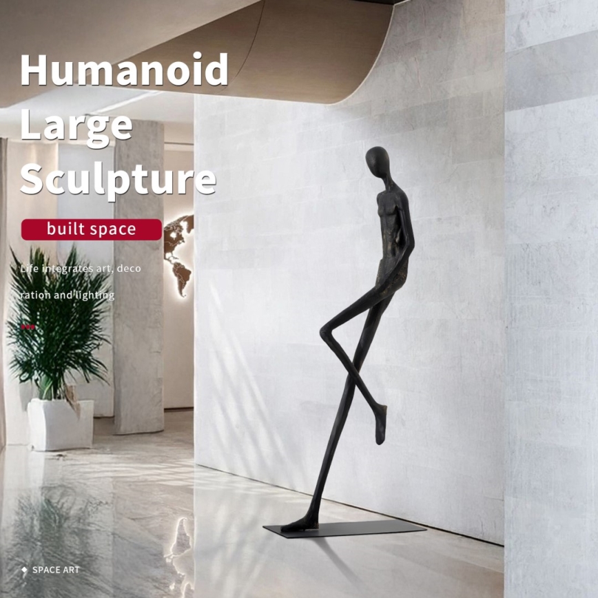 Dekoracyjna rzeźba SILUETTE 178 cm Human Relax