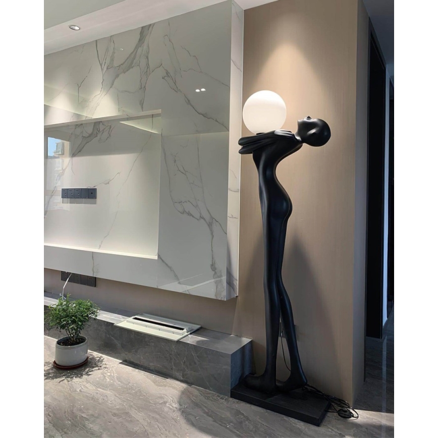 Lampa stojąca SILUETTE 1xE27/25W/230V 175 cm Human Woman