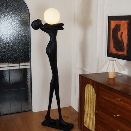 Lampa stojąca SILUETTE 1xE27/25W/230V 175 cm Human Woman