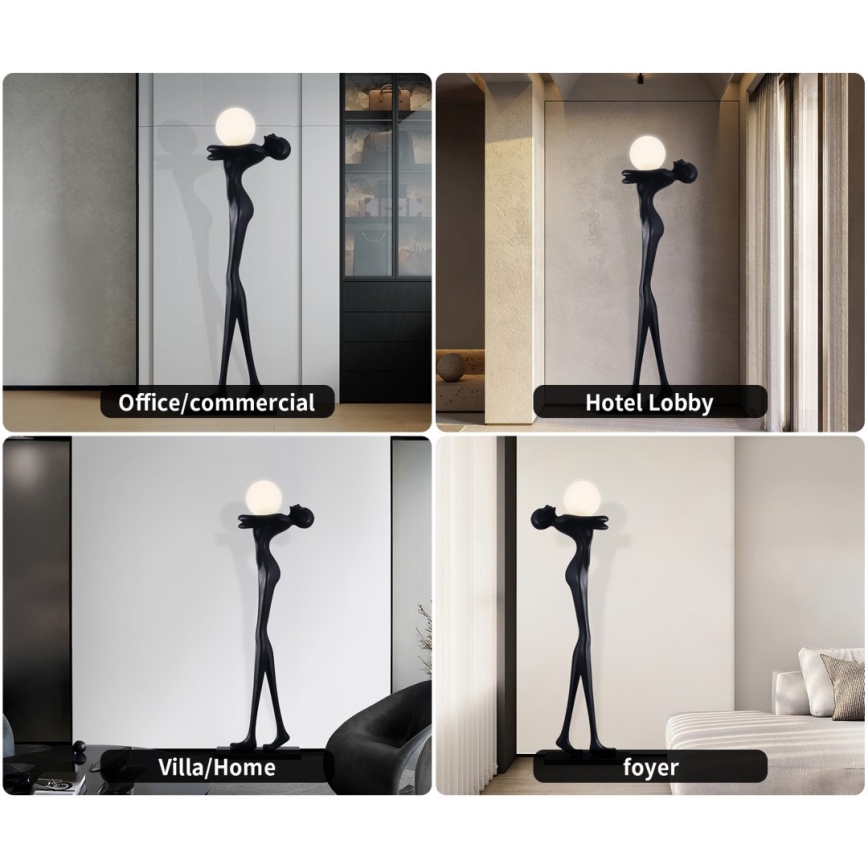 Lampa stojąca SILUETTE 1xE27/25W/230V 175 cm Human Woman