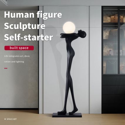 Lampa stojąca SILUETTE 1xE27/25W/230V 175 cm Human Woman