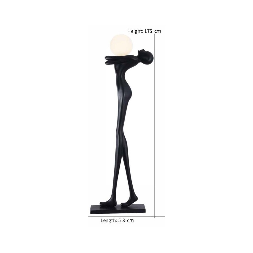 Lampa stojąca SILUETTE 1xE27/25W/230V 175 cm Human Woman