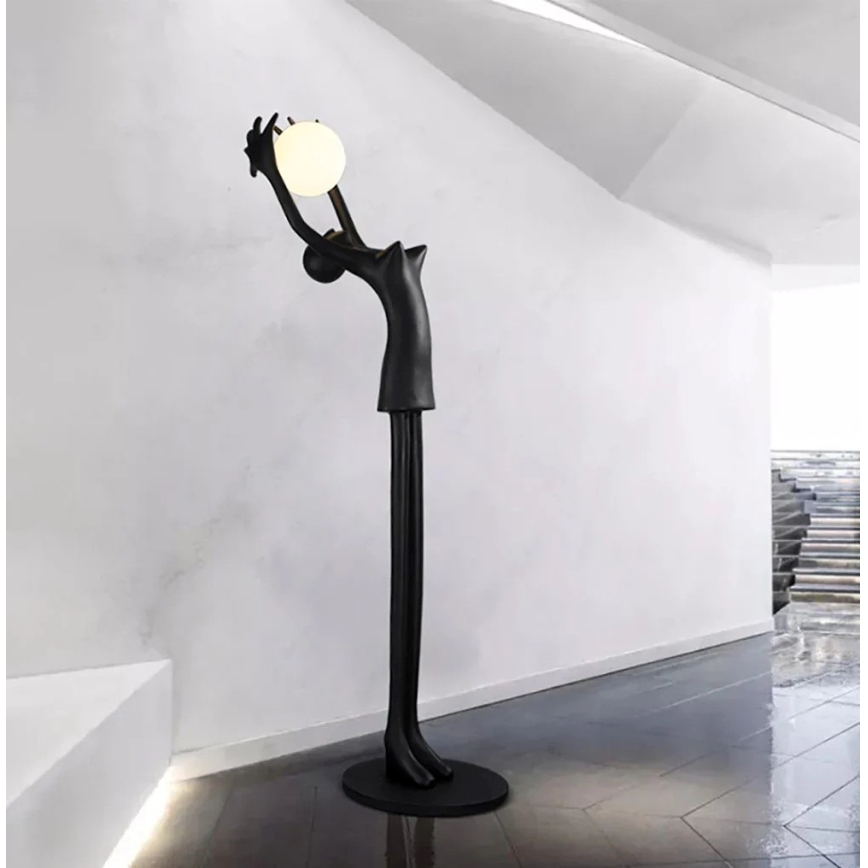Lampa stojąca SILUETTE 1xE27/25W/230V 210 cm Human Girl