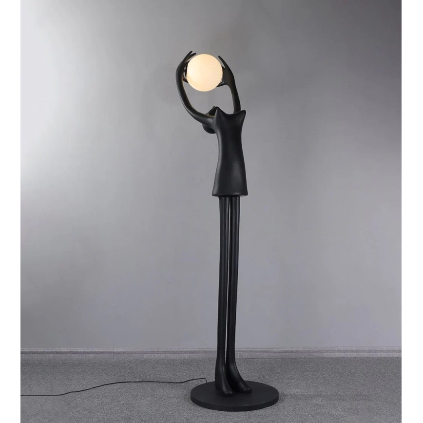 Lampa stojąca SILUETTE 1xE27/25W/230V 210 cm Human Girl