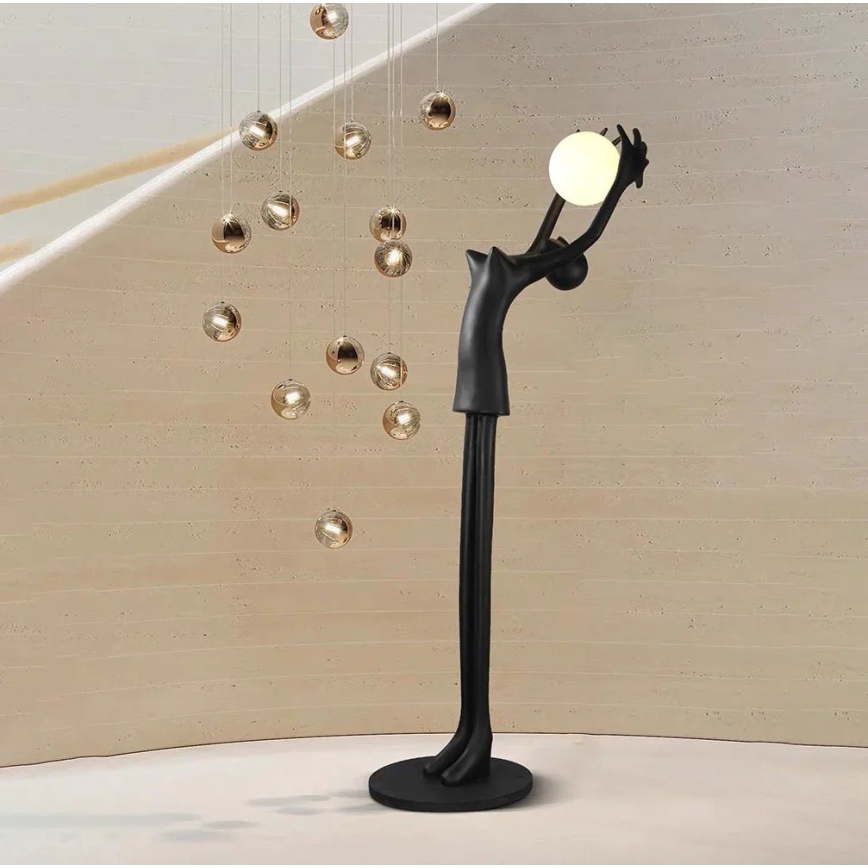 Lampa stojąca SILUETTE 1xE27/25W/230V 210 cm Human Girl