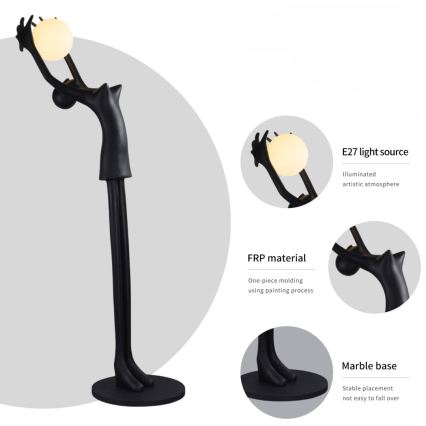 Lampa stojąca SILUETTE 1xE27/25W/230V 210 cm Human Girl